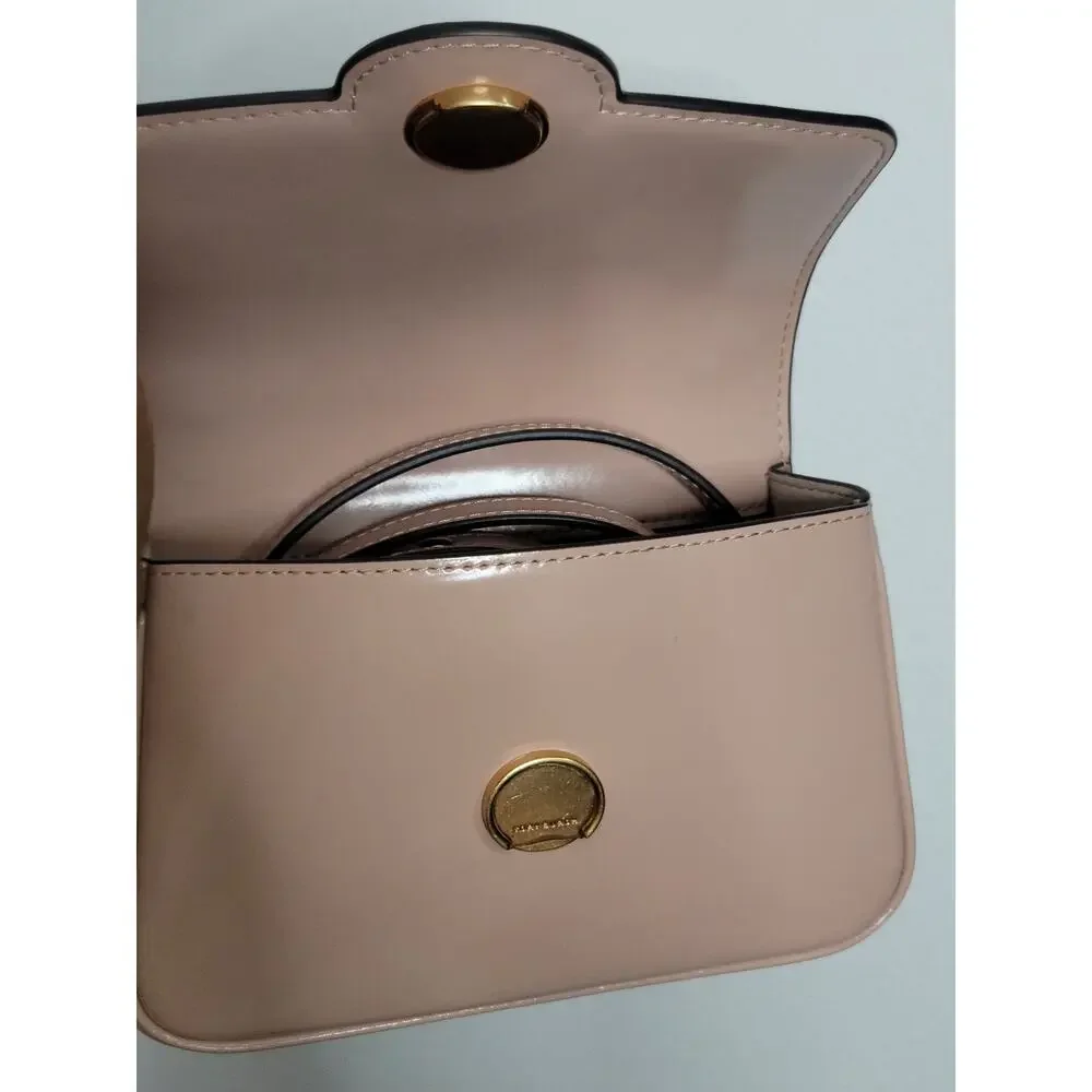 Tory Burch Small Robinson Spazzolato Top-Handle Bag Blush Pink